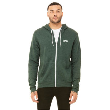 Unisex Heather Full-Zip Hoodie